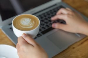 A picture showing that you can always turn blogging into fun with a cup of nice coffee! Top 5 Things you must know before Starting a Blog will help you create a road map!