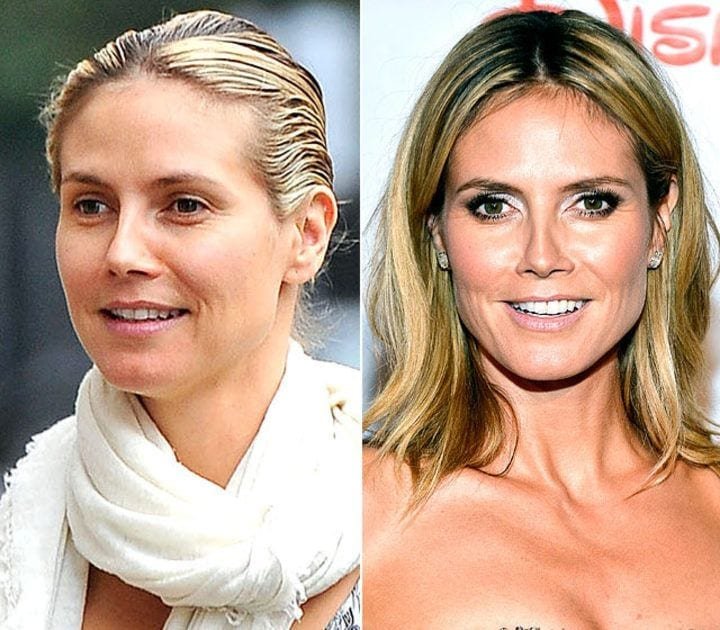 heidi klum without makeup