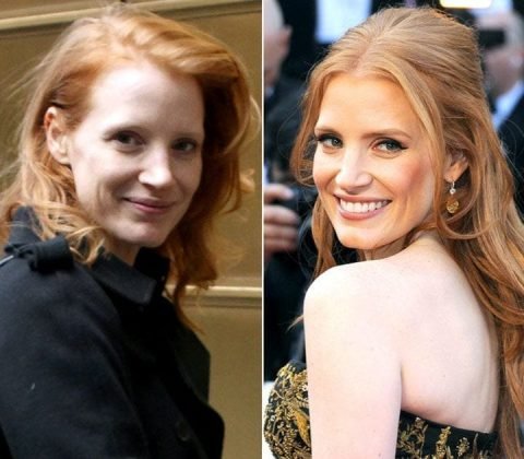 Jessica Chastain without MakeUp