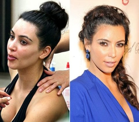 Kim Kardashian without MakeUp
