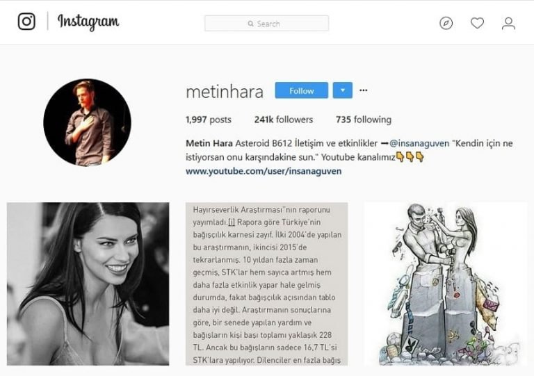 Metin Hara Posted Adriana Lima’s Photo with #lovewins Hashtag