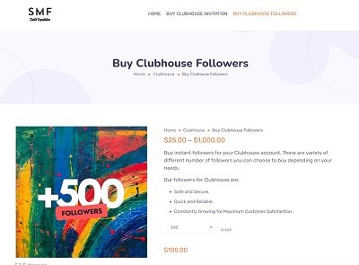 How to buy Clubhouse Followers Step 1 a